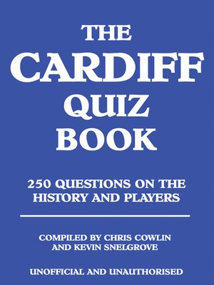 cover image of The Cardiff Quiz Book